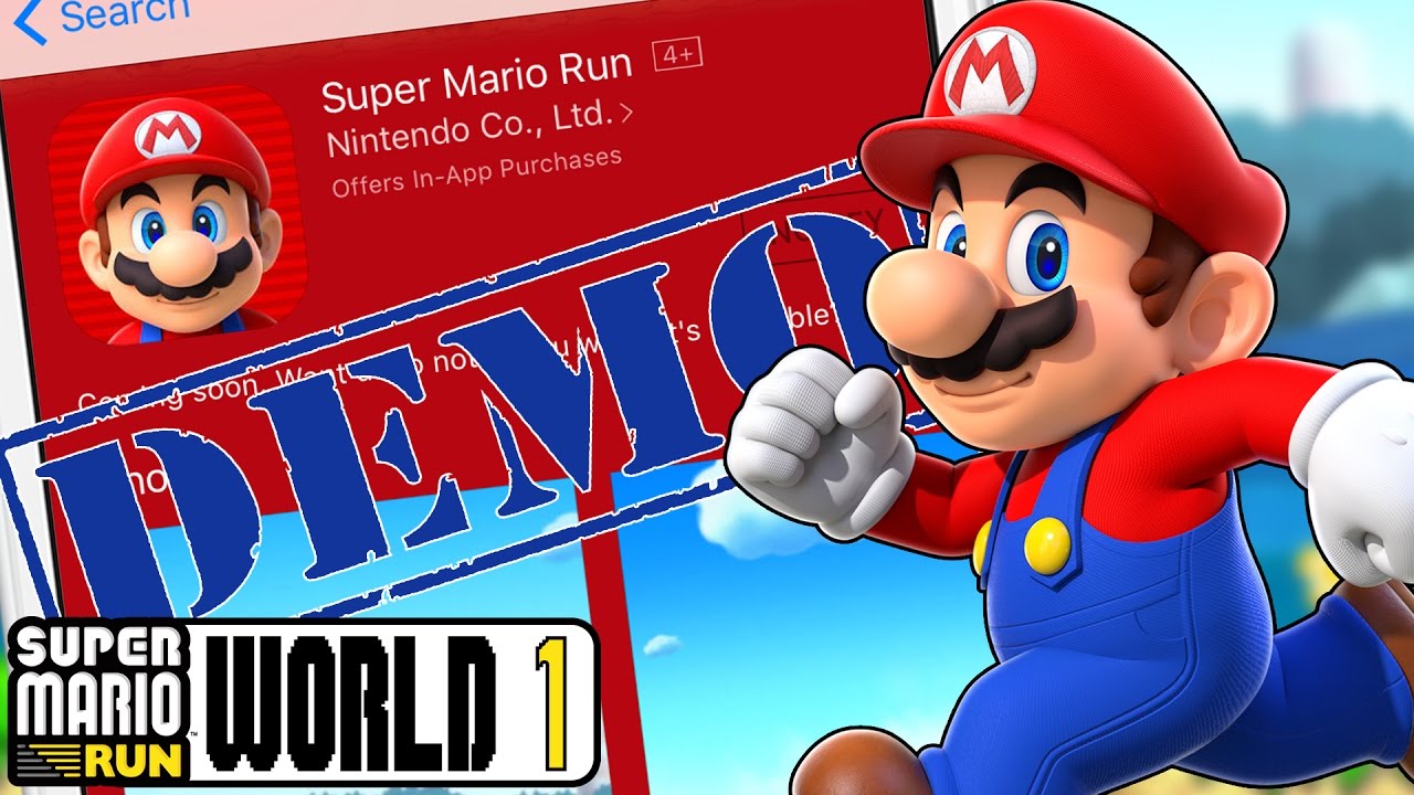 How to Play Super Mario Run EARLY! Complete World 1 GAMEPLAY (1080P HD)