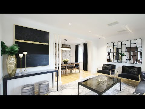 Living and Dining Room Makeover-Toronto East End Home - Designed by Kimmberly Capone Interior Design