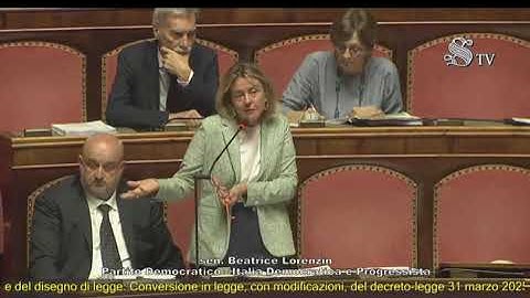 21 maggio 2025 - Il mio intervento in Senato sul sul decreto polizze e anti calamità