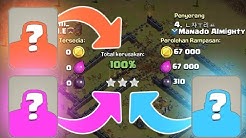 PASUKAN DARAT - Cara 3 Bintang Clan War TH 9 - Clash Of Clans Indonesia - Durasi: 12.15. 