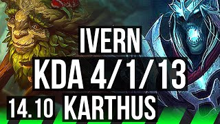 IVERN vs KARTHUS (JGL) | 4/1/13, 71% winrate | NA Master | 14.10