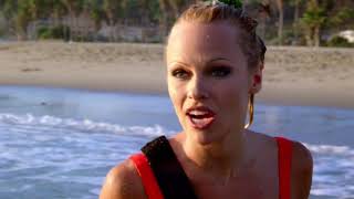 C J Parker Runs To Save A Man Drowning In The Sea! Baywatch Remastered