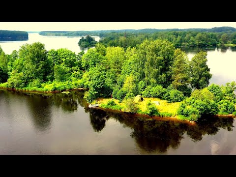 Видео: Рыбалка с ночёвками на ЗАМКОВОМ ОСТРОВЕ. 1 ЧАСТЬ