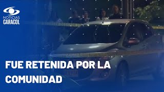 Sicaria se cayó de la moto mientras su cómplice le disparaba a esposos en el sur de Bogotá