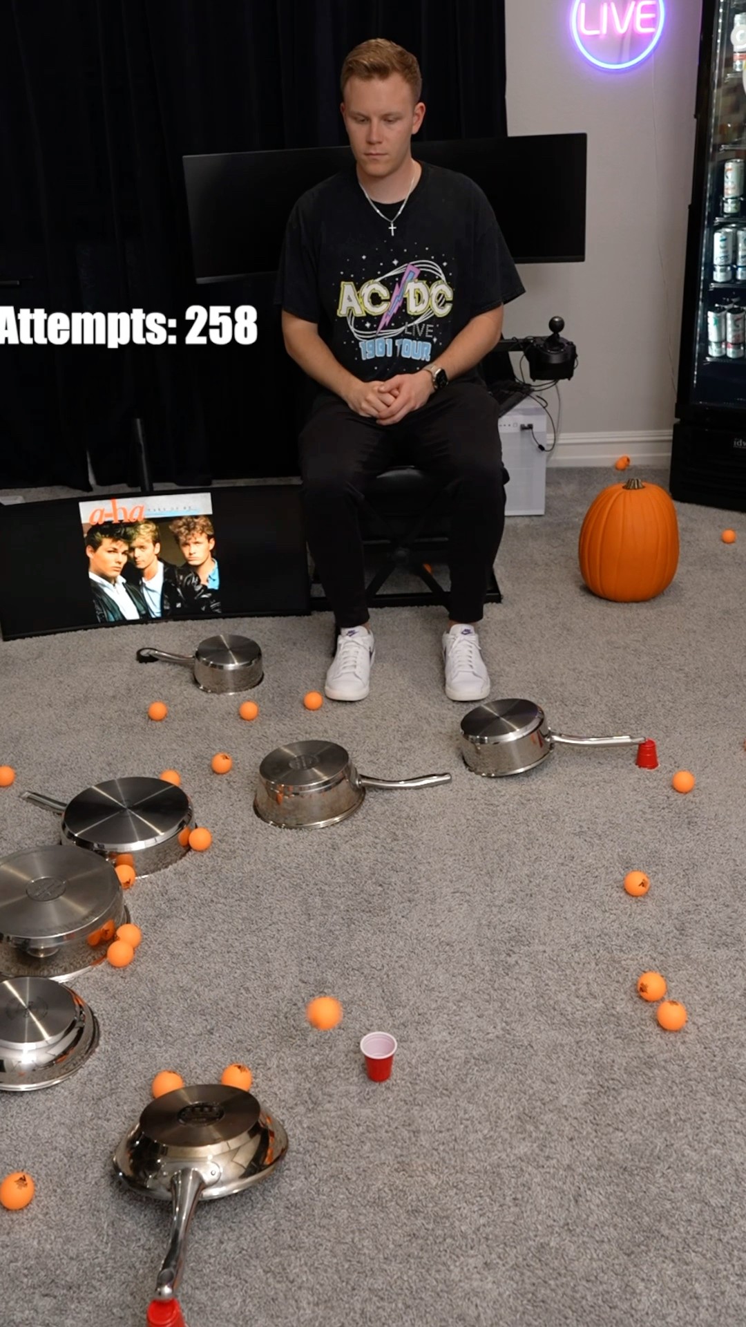 Ping Pong Trick Shot! (Take On Me)