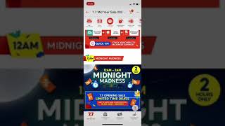 2021 Malaysia Shopee 77 77 Mid Year Opening Sale Is Happening Now  Midnight Madness Free Shipping
