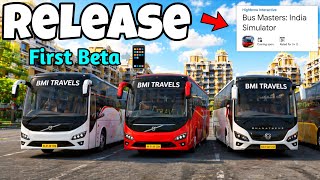Bus Master India Simulator Beta Launch🎉 Main Menu FIRST LOOK🔥🤯 screenshot 2