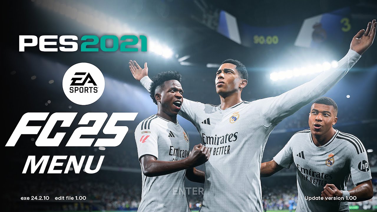 PES 2021 New Graphic Menu EA FC Sport 2025 - YouTube