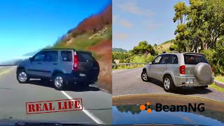 BeamNG Drive - Realistic Car Crashes |  Idiot Drivers on The Road #1