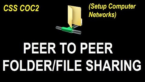 PEER-TO-PEER FOLDER SHARING