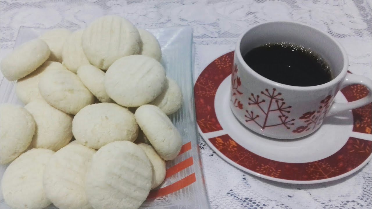 Biscoito De Coco Que Derrete Na Boca BISCOITOS DE POLVILHO DOCE COM COCO/ DERRETE NA BOCA😋 - YouTube