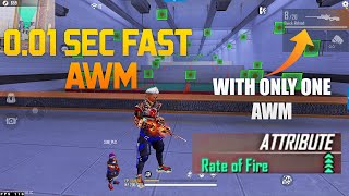 NEW Emote AWM Fastest Switching Trick With Only 1 AWM 2021 | Like @sanichargaming. screenshot 5