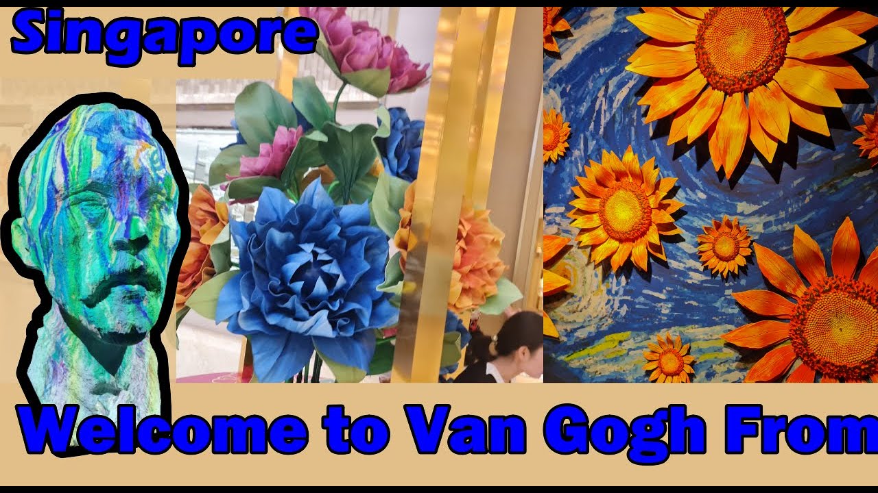 Relaxing Music inside Van Gogh From of Singapore, enjoy art of painting