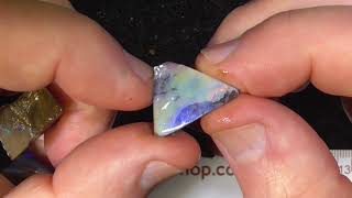 Boulder Opal Rough from Queensland Australia - Ro649