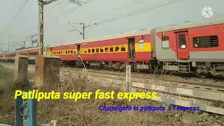 Chandigarh to Patliputra superfast express (22356)