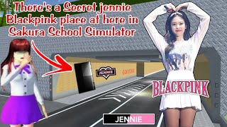 مكان سري جيني بلاك بينك Theres a Secret jennie Blackpink place at here in Sakura School Simulator