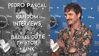PEDRO PASCAL random interviews Twixtor