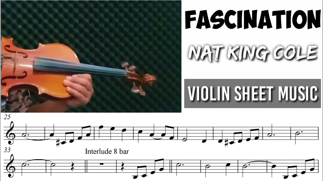 Free Sheet || Fascination - Nat King Cole || Violin Sheet Music Free Sheet || Fascination - Nat King Cole || Violin Sheet Music