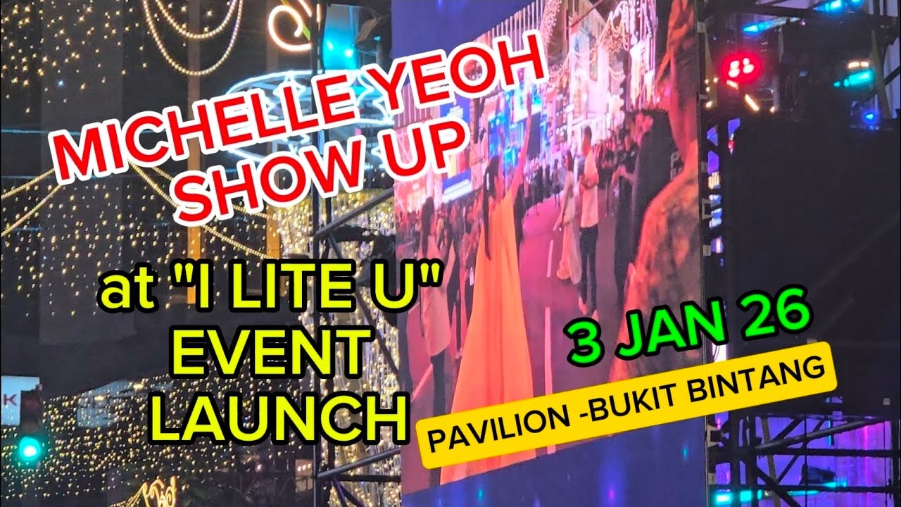 KEMUNCULAN MICHELLE YEOH & SRI DATO ANWAR IBRAHIM - LAUNCH EVENT 