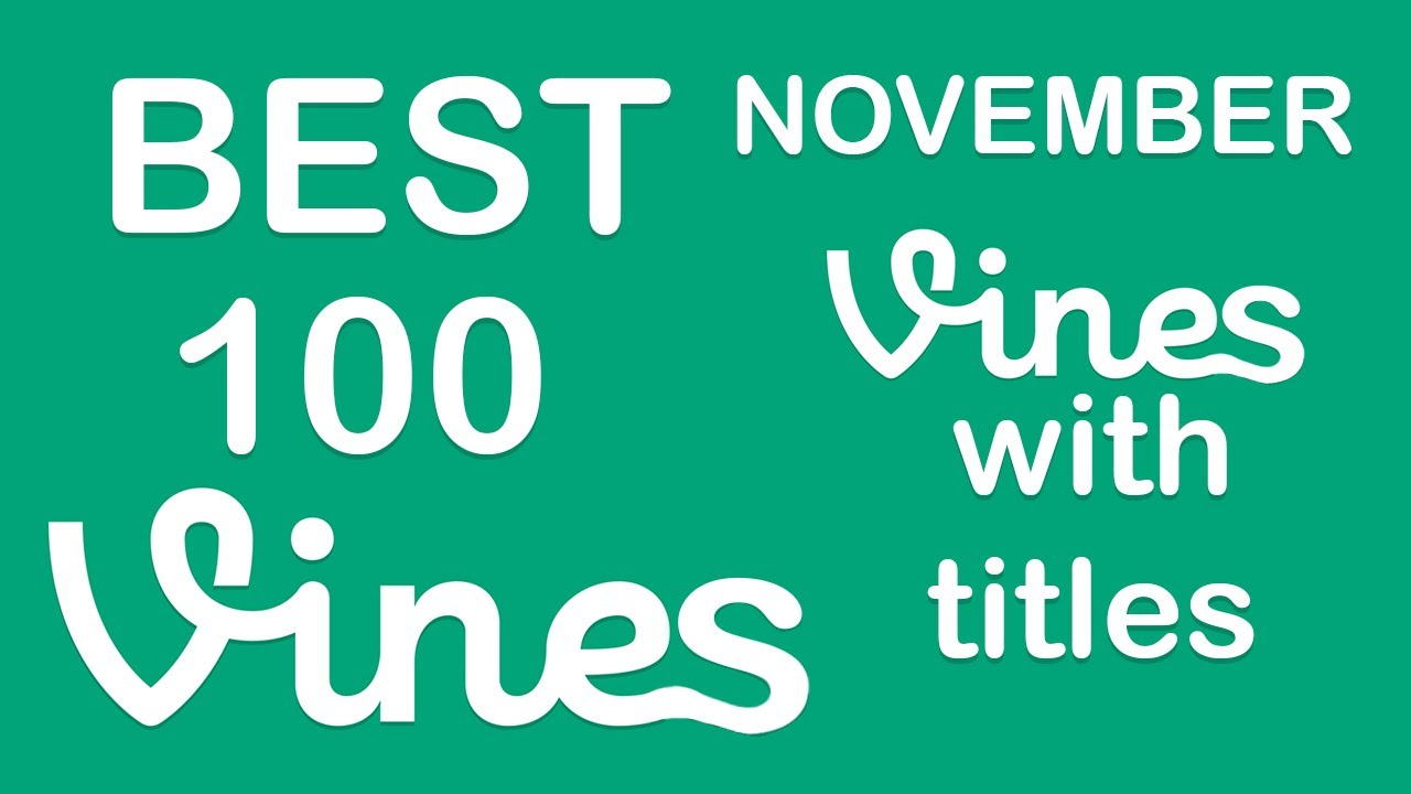 Best Vine Compilation 2013 November 100 Vines With Titel Youtube