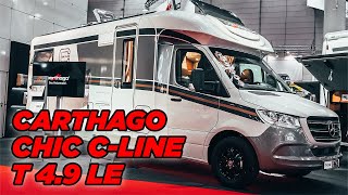 Edler Luxus Sprinter Wohnmobil 2023 Carthago Chic CLine T4.9 LE | Caravan Salon