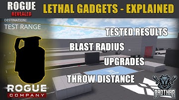 ROGUE COMPANY GADGETS - EXPLAINED (LETHALS) - Rogue Revealed (Rogue Company - Guides and Tips)