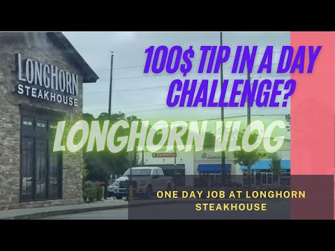 Watch Me Working at LONGHORN SteakHouse || Earned More than 160$ in Tip || LONGHORN Vlog