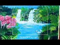 Acrylic Painting on paper 🖌️Art detailing video 🌷🏞️ #painting #acrylicpainting #artist #art