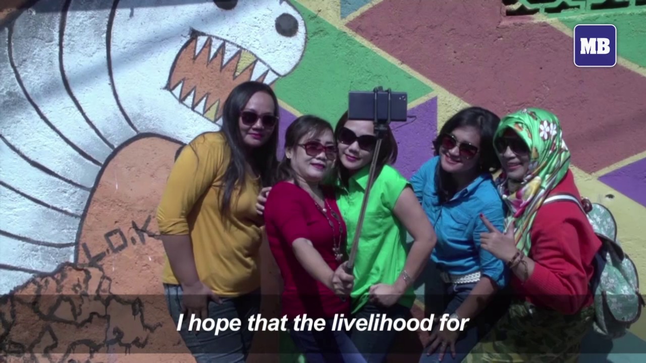 Indonesian ‘rainbow village’ is internet sensation