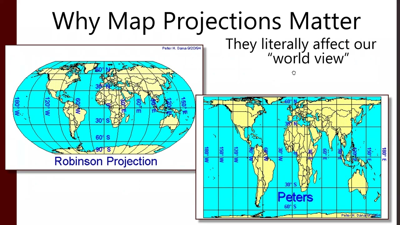 Introduction to GIS - How Projections Matter - YouTube
