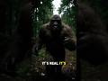 BIGFOOT IS HUNTED BY SOMETHING... ELSE. (Found Footage)#shorts #bigfoot #scary