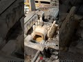 Different-colored cores in aluminum casting #foundry #aluminumcasting