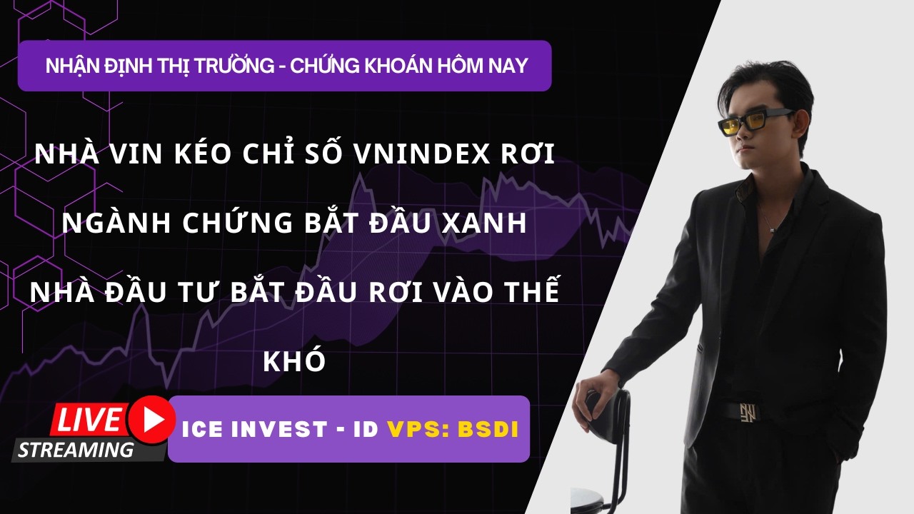 CHỨNG KHOÁN HÔM NAY - MAI MÚC GÌ - NHÀ VIN KHIẾN CHỈ SỐ VNINDEX RƠI MẠNH