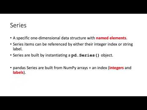 008c Introduction to pandas Series