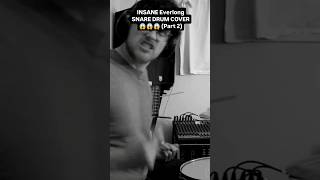 INSANE Everlong SNARE DRUM COVER 😱😱😱 (Part 2) #cover #drums #everlong @HotDad