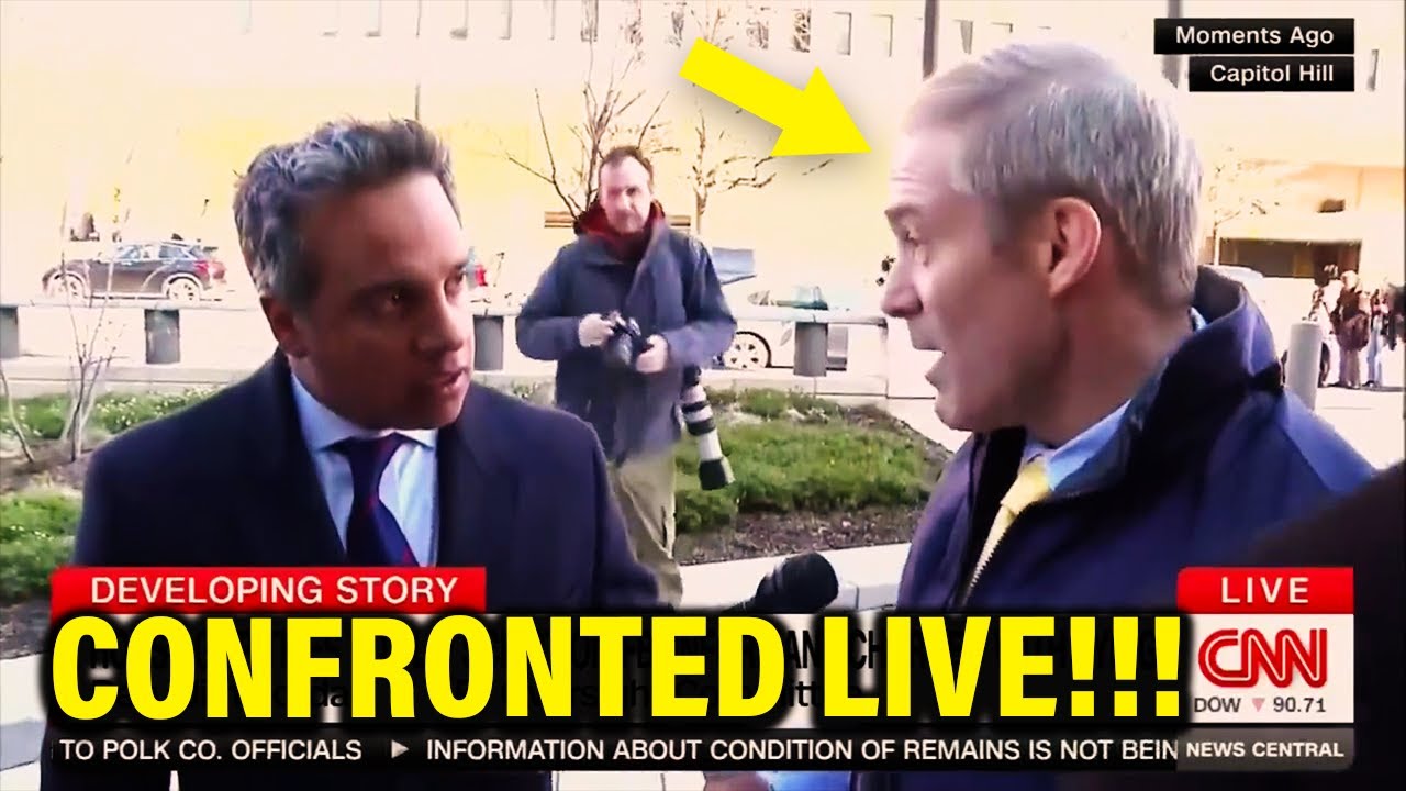 Jim Jordan GETS RATTLED after CNN Reporter CONFRONTS him LIVE! - YouTube
