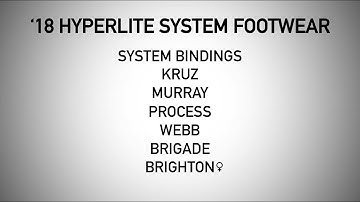2018 Shreducation Hyperlite System Footwear