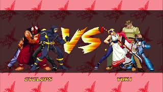 Download Lagu [4K] MUGEN: ETB – Cyclops, Rock, Grant, Logan vs Yuki, Baiken, Joseph Joestar, Megaman X MP3