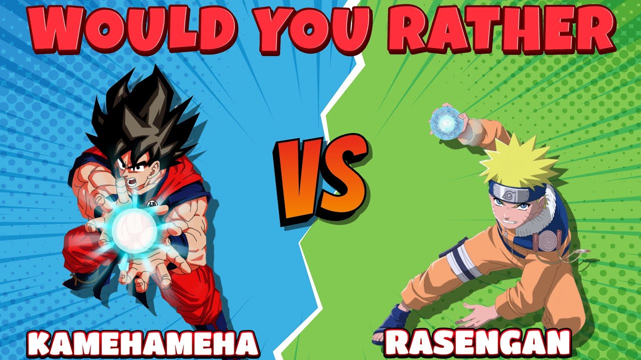 WOULD YOU RATHER (ANIME EDITION EASY MODE) YouTube