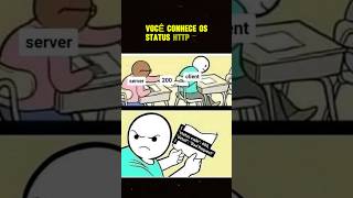 Quais são os status HTTP MAIS CONHECIDOS da programação?? #shorts