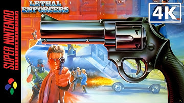 Lethal Enforcers (SNES) Playthrough [4K]
