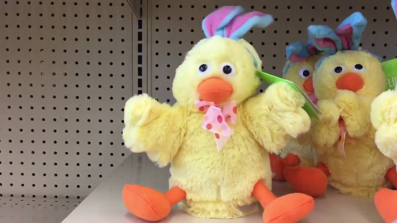 The Chicken Dance Baby Dancing Bunny Chick Easter Toy Video YouTube