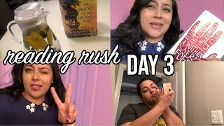 The Reading Rush Day 3 vlog + challenge @DontStopReadin