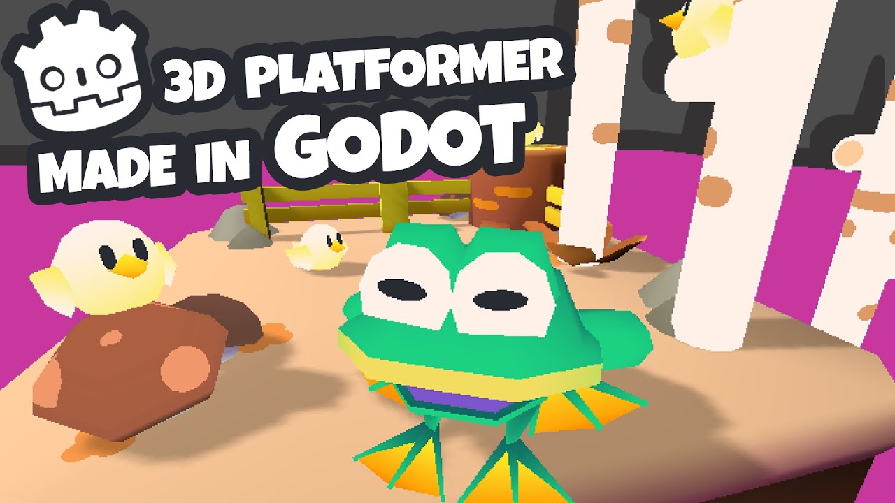Godot 3D Platformer - Improving my Indie Game Bufo Jump - YouTube