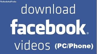 How to Download Facebook Videos to PC HardDisk - No Software Required HD 2017 screenshot 3