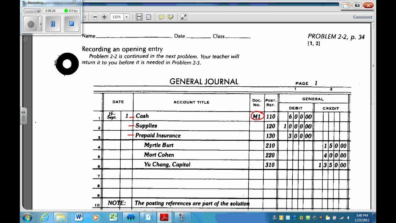 Chart Of Accounts And General Ledger