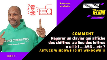 Comment réparer un clavier qui affiche des chiffres au lieu de lettres