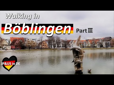 【Böblingenドイツ】??Walking in Böblingen Germany③ / Walking Tour
