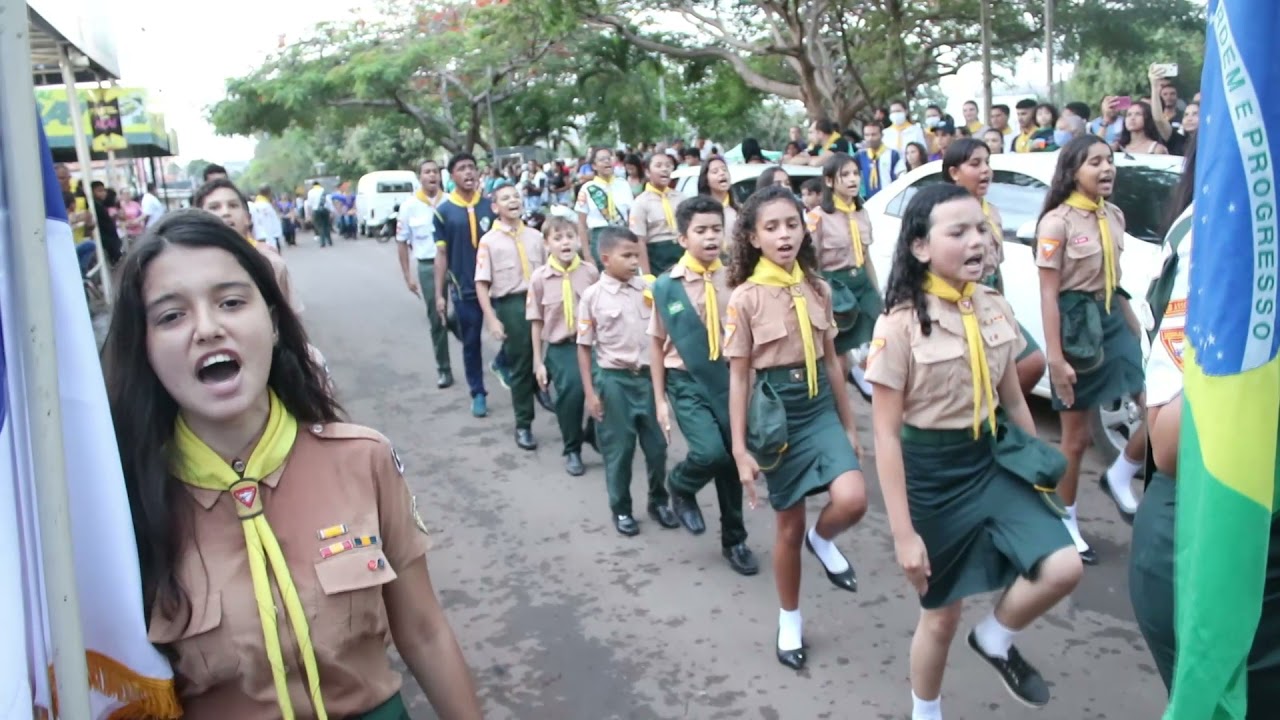 VT DIA DESBRAVADOR PARTE 02 APRESENTAÇÃO DE ORDEM UNIDA E BANDA