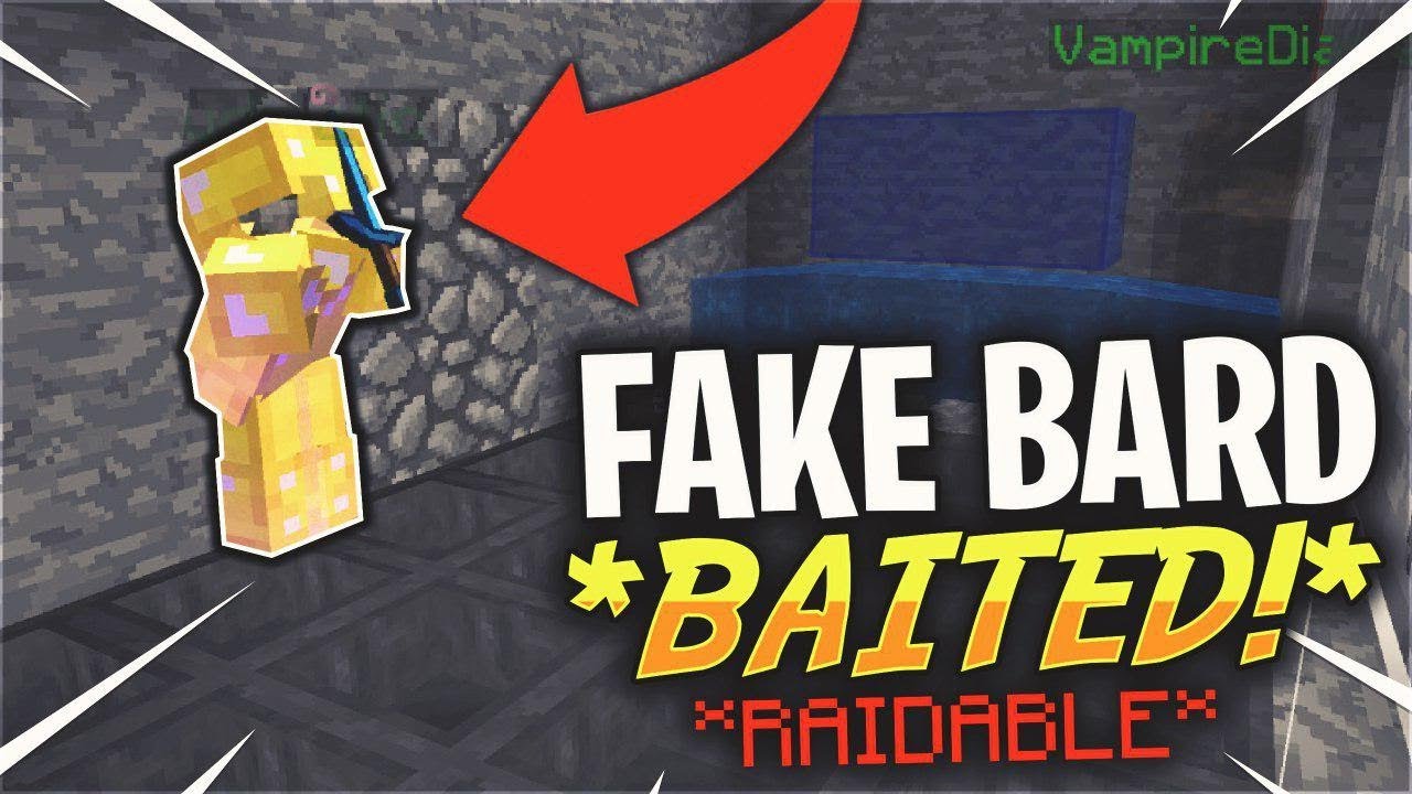 WE BAITED THEM WITH A FAKE BARD WHILE IN A CALL... (RAIDABLE) | Minecraft HCF - YouTube